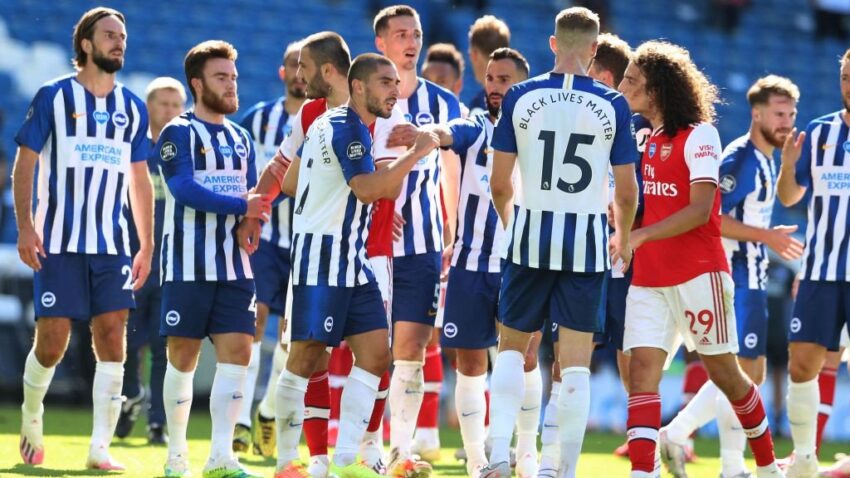 Matteo Guendouzi Hata Adhibiwa kwa Kosa la Kumkaba Neal Maupay