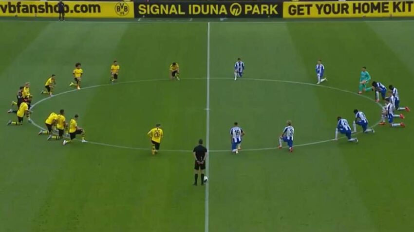 Bundesliga Yaguswa na 'Black Lives Matter'