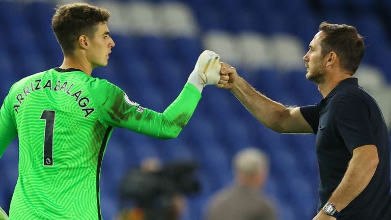Lampard anafuraha na Kepa Arrizabalaga