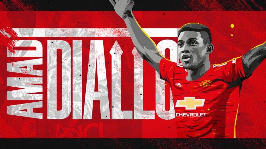 Amad Diallo Rasmi Kutua United.