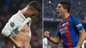 Barcelona Kumkosa Suarez ni Kama Madrid Kumkosa Ronaldo