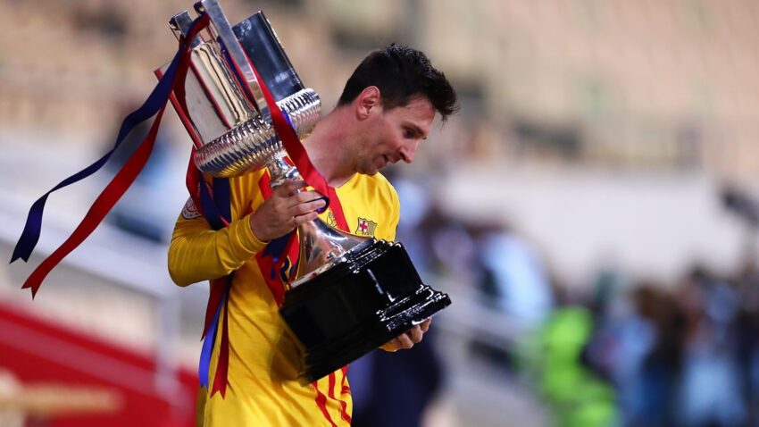 Messi Avunja Rekodi  Fainali Copa del Rey.