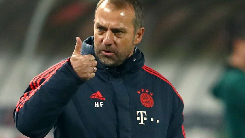 Hansi Flick Kusepa Bayern Munich.