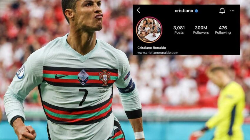 Ronaldo Aongoza Rekodi ya Mastaa Instagram.