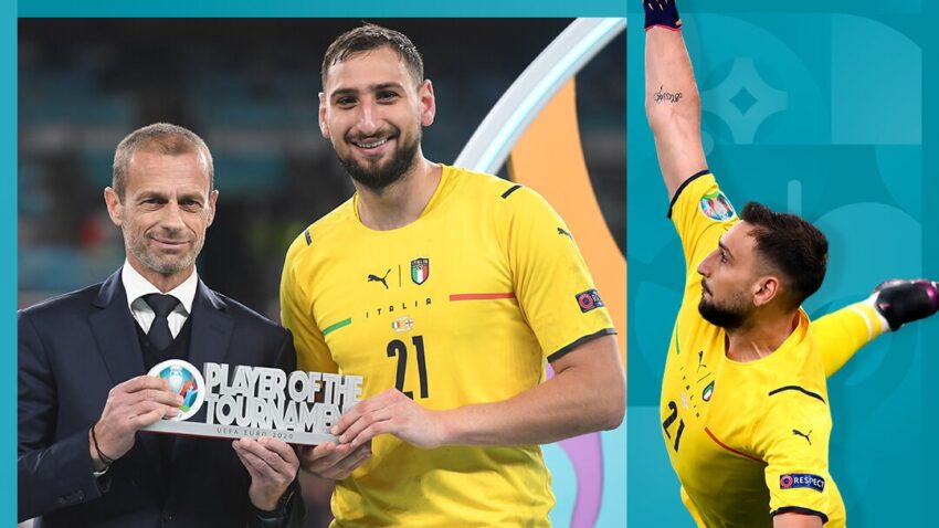 Gianluigi Donnarumma, Mchezaji Bora Euro 2020.