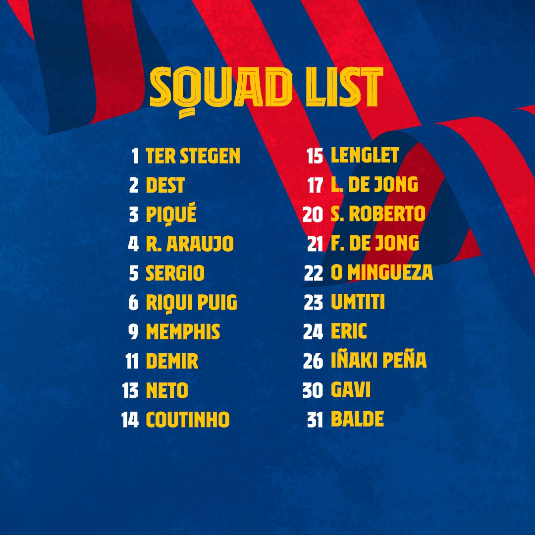 Squad list