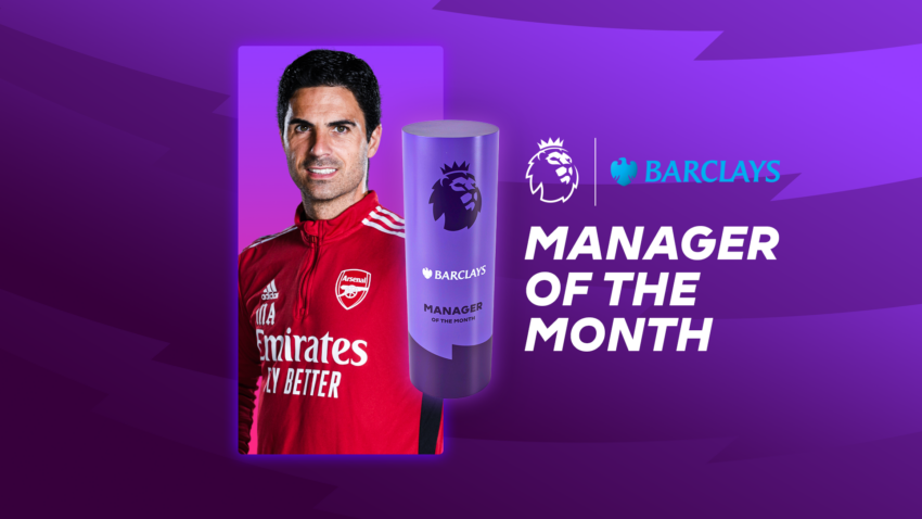 Arteta, Ronaldo Watwaa Tuzo Mwezi September.