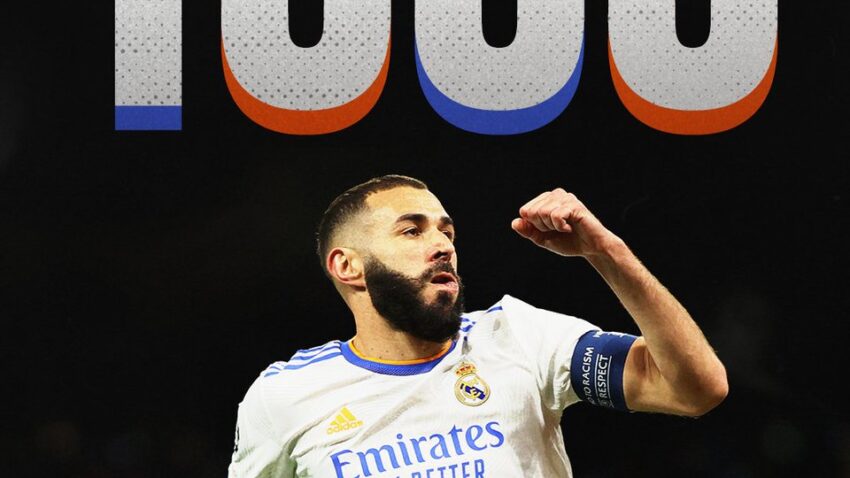 Benzema Aifungia Real Madrid Goli la 1000