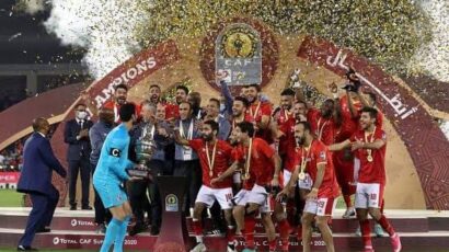 Al Ahly Mabingwa CAF Super Cup.