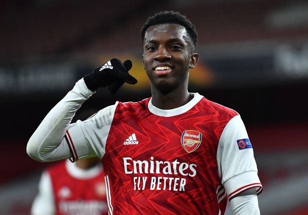 Eddie Nketiah Bado Anapania Kuwakacha Arsenal