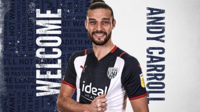 Andy Carroll Asajiliwa West Bromwich.