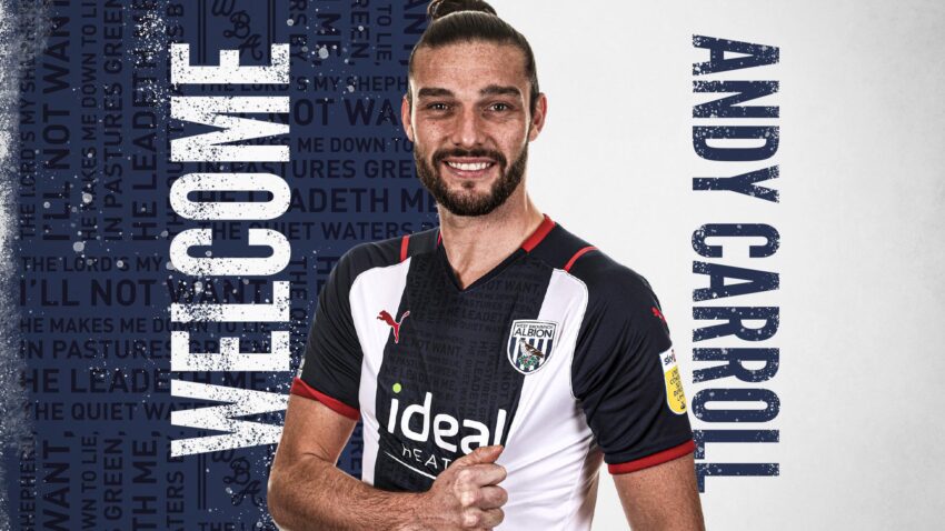 Andy Carroll Asajiliwa West Bromwich.