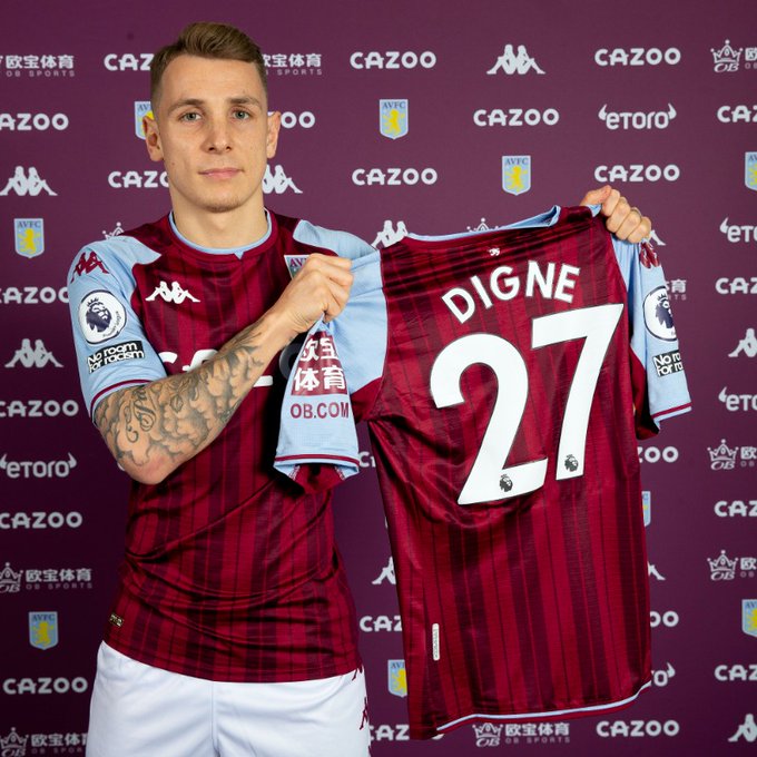 Lucas Digne Aston Villa