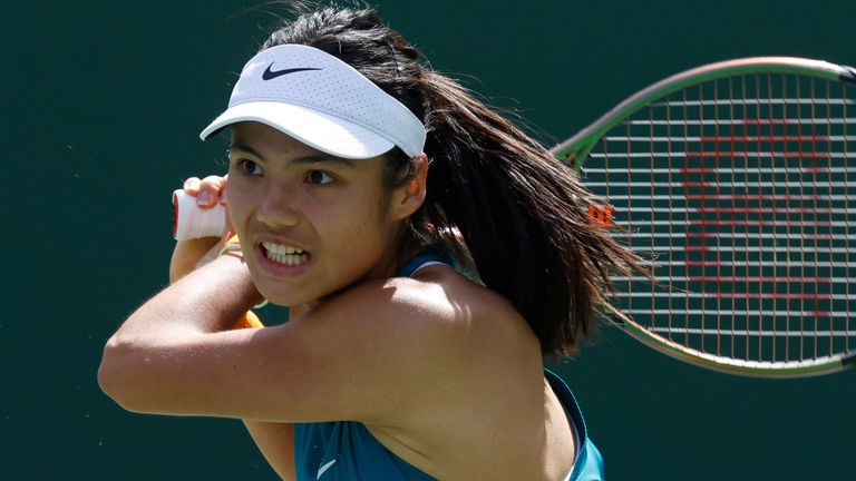 Raducanu Atolewa BNP Paribas Open, India Wells.