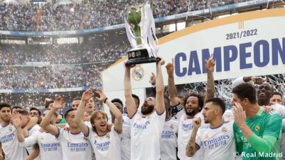 Real Madrid Watwaa Ubingwa wa 35 La Liga.