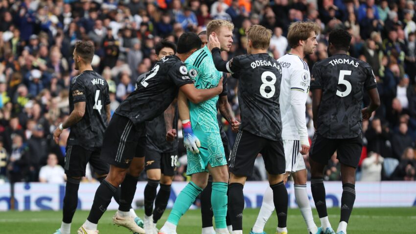 Arsenal Yaibamiza Leeds Yaendelea Kubaki Kileleni.