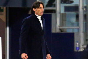 Hellas Verona Yamtimua Kocha Wao Gabriele Cioffi.