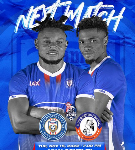 Azam na Ruvu Shooting Kuzichapa Kesho