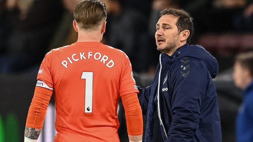 Lampard: "Pickford na Godon Wanakaribia Kusaini Mikataba Mipya"