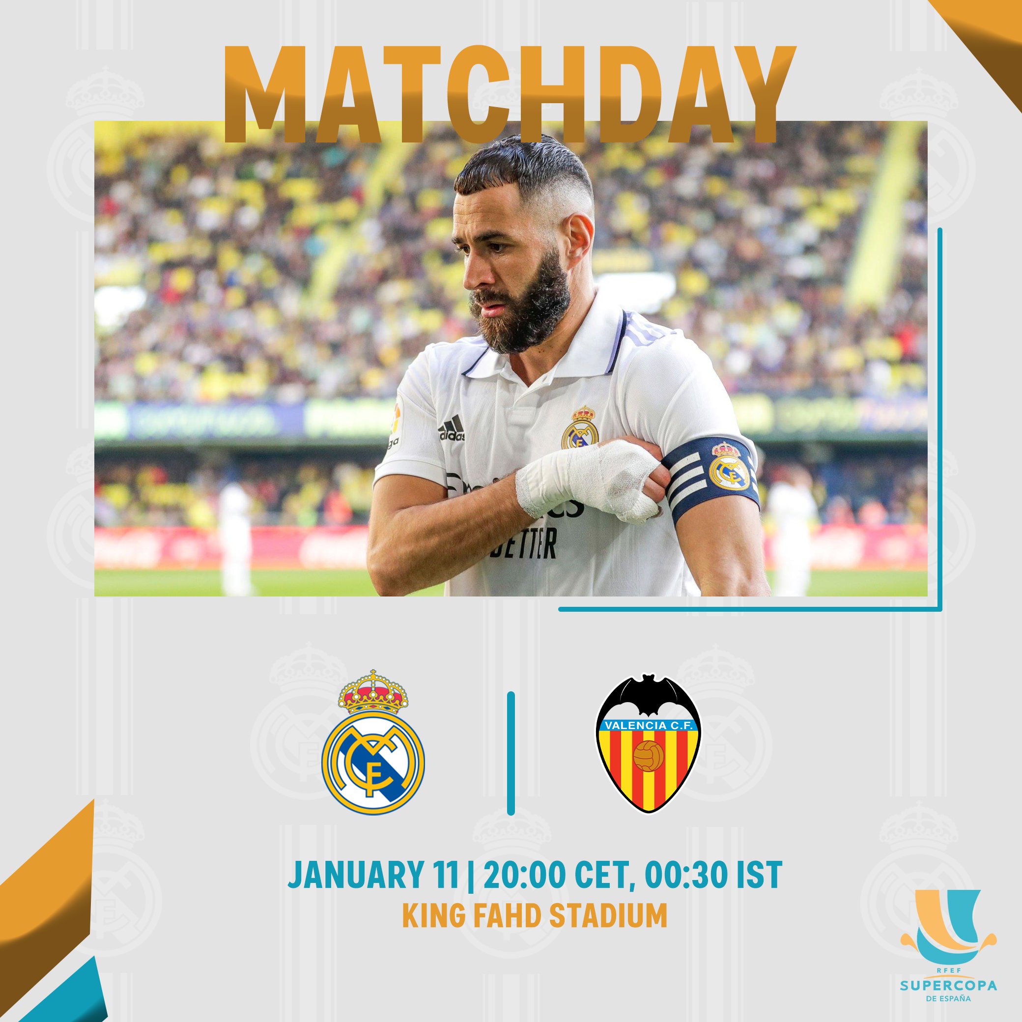 Real Madrid Kuanza na Valencia Spanish Super Cup
