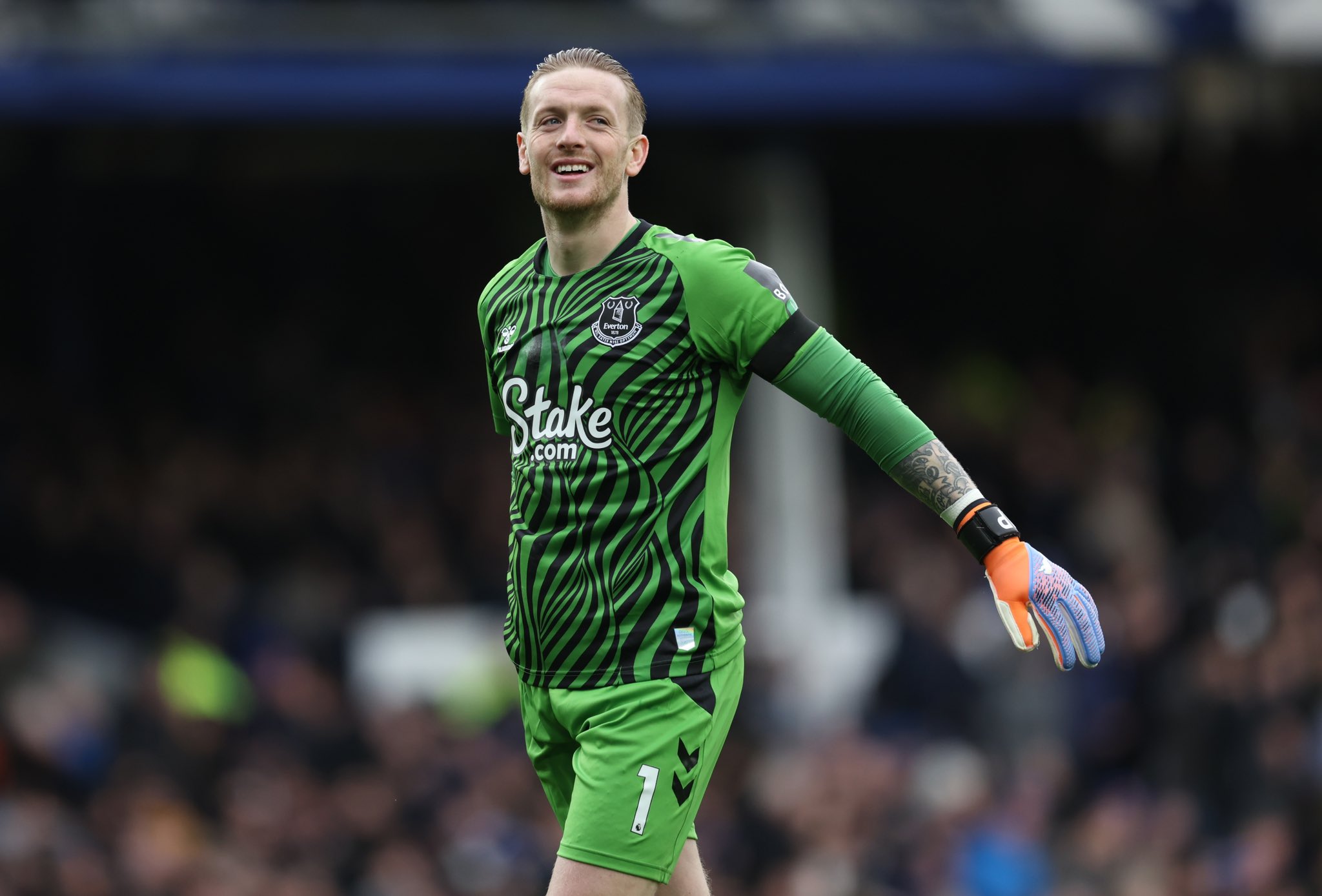 Jordan Pickford Kubakia ndani ya Everton