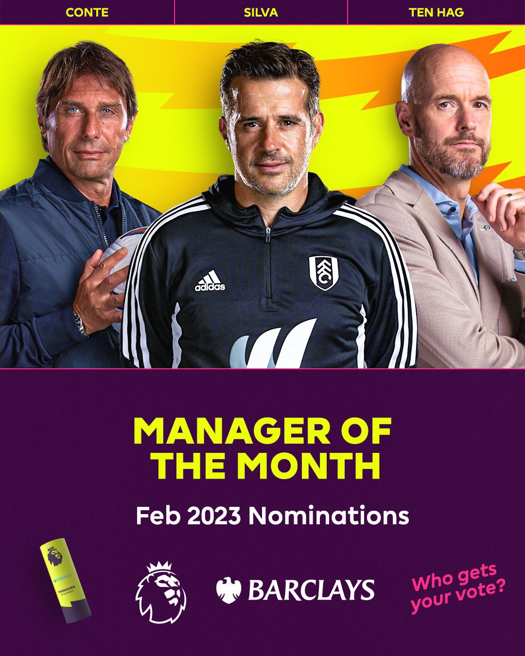 Ten Hag Awania Tuzo ya Kocha Bora wa Mwezi Epl