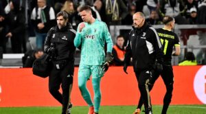 Szczesny Aogopa Baada ya Kuhangaika Kupumua Wakati wa Mchezo Dhidi ya Sporting