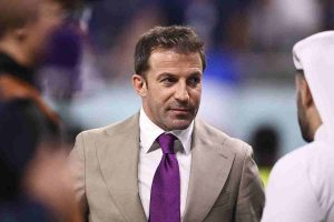 Del Piero Arejea kwenye Uwanja wa Allianz kwaajili ya Juventus vs Inter Coppa Italia