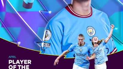 Haaland Mchezaji Bora wa Mwezi Aprili Epl