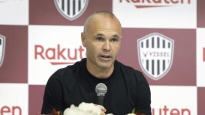 Andres Iniesta Abwaga Manyanga Japan