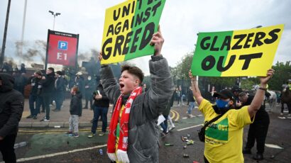 Mashabiki wa Man United Waandamana