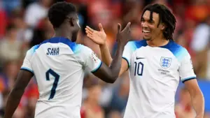 Saka Afunga Hat-trick Katika Ushindi Mnono Jana Dhidi ya Macedonia