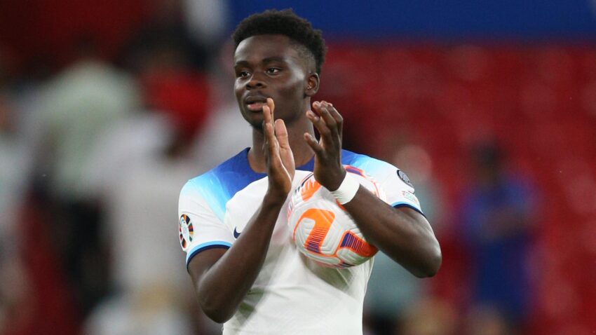 Saka Afunga Hat-trick Katika Ushindi Mnono Jana Dhidi ya Macedonia