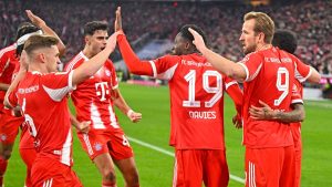 Diaz Afunga Hat-Trick, Kane Afunga Mawili Bayern Wakishinda 5-1