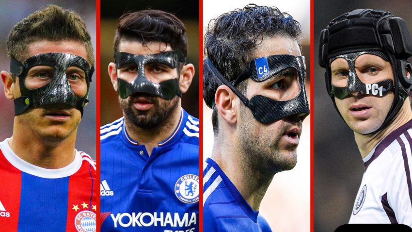 Fahamu Kuhusu Maski Wanazo Vaa Wachezaji usoni 