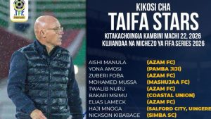 Aishi Manula Arejea Kikosi cha Taifa Stars Kujiandaa na Michezo ya FIFA Series 2026
