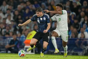 Enzo Afunga, Argentina Washinda kwa Shida Dhidi ya Mauritania