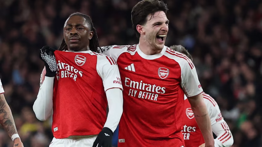 Eze na Rice Wang’ara Arsenal Ikiitoa Leverkusen na Kutinga Robo Fainali UCL