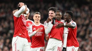 Eze na Rice Wang’ara Arsenal Ikiitoa Leverkusen na Kutinga Robo Fainali UCL