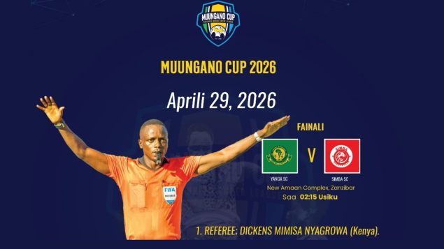 Mwamuzi Kutoka Kenya Kuchezesha Fainali ya Muungano Simba, Yanga