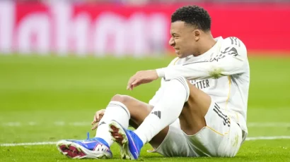 Mbappe Mashakani Kuikosa El Clasico Baada ya Kuumia Paja